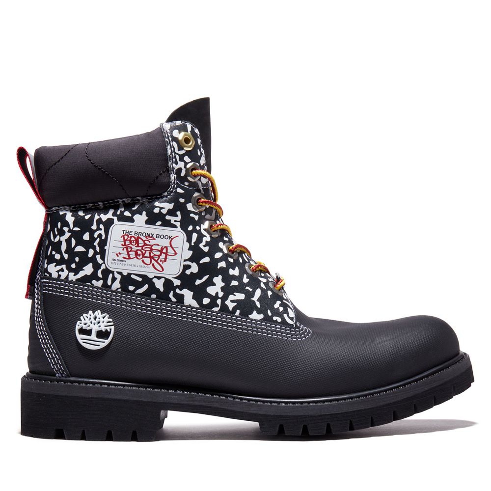 Timberland 6-Inch Μποτακια Ανδρικα Μαυρα/Ασπρα - Desus & Mero X Waterproof - Greece 4619378-UE